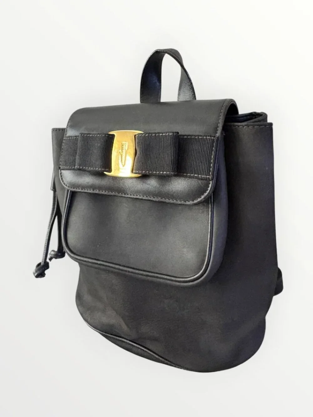 Vintage Ferragamo Vara Bow Backpack